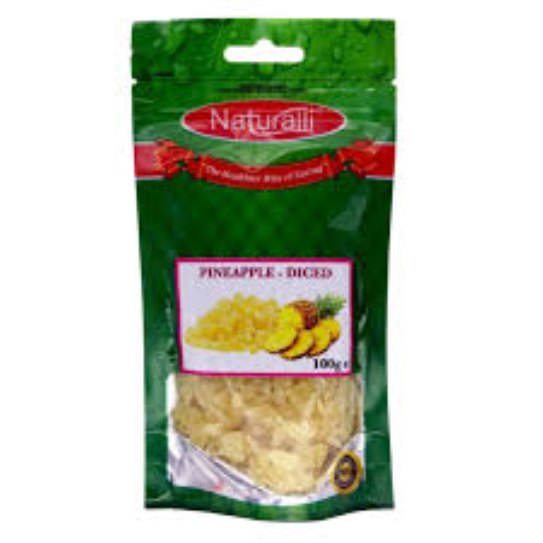 NATURALLI DICED PINEAPPLE 100G